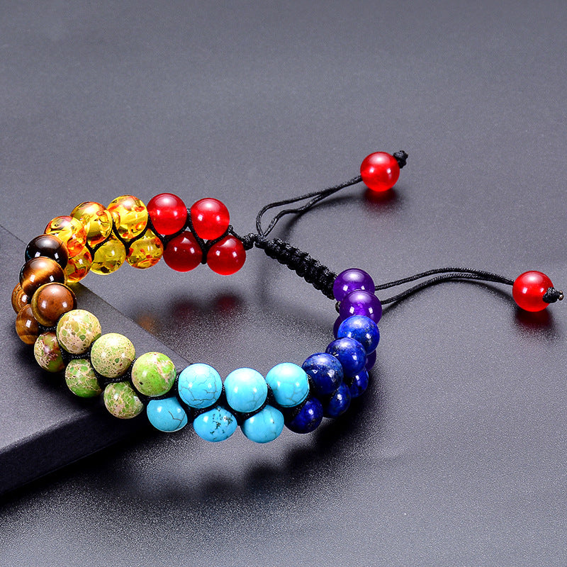 Wholesale Colorful Natural Stone Beads Bracelet